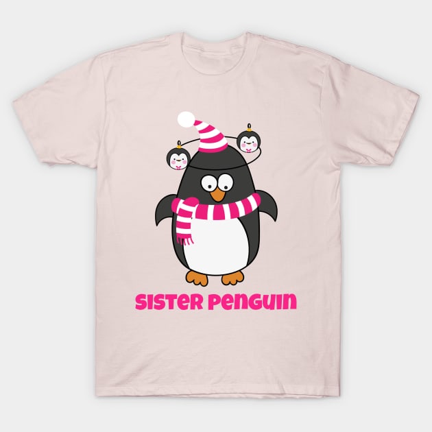 Christmas Penguin Pajama Costume Sister Penguin Shirt Tee T-Shirt T-Shirt by DDJOY Perfect Gift Shirts